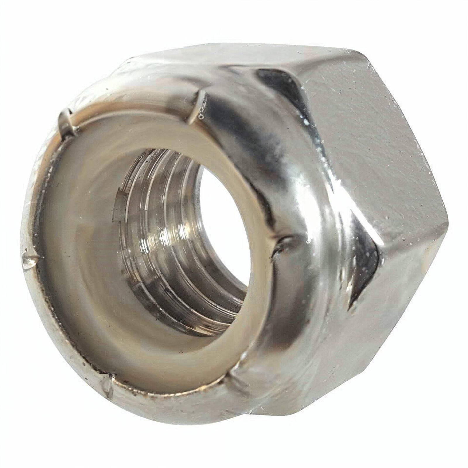 3/8-16 Stainless Steel Nylon Insert Hex Lock Nuts, 25 Qty (BCP588)