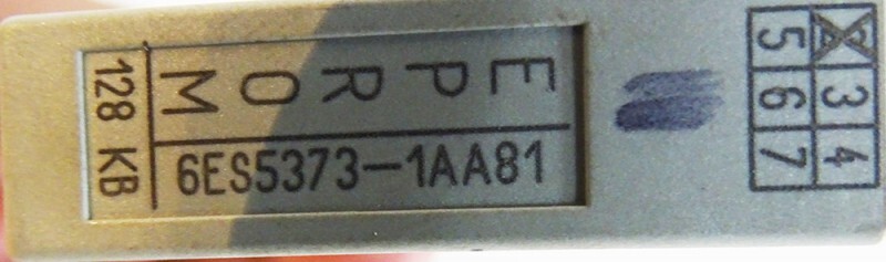 Siemens Simatic S5 6ES5373-1AA81 Version: 02 Eprom 128kB -used-