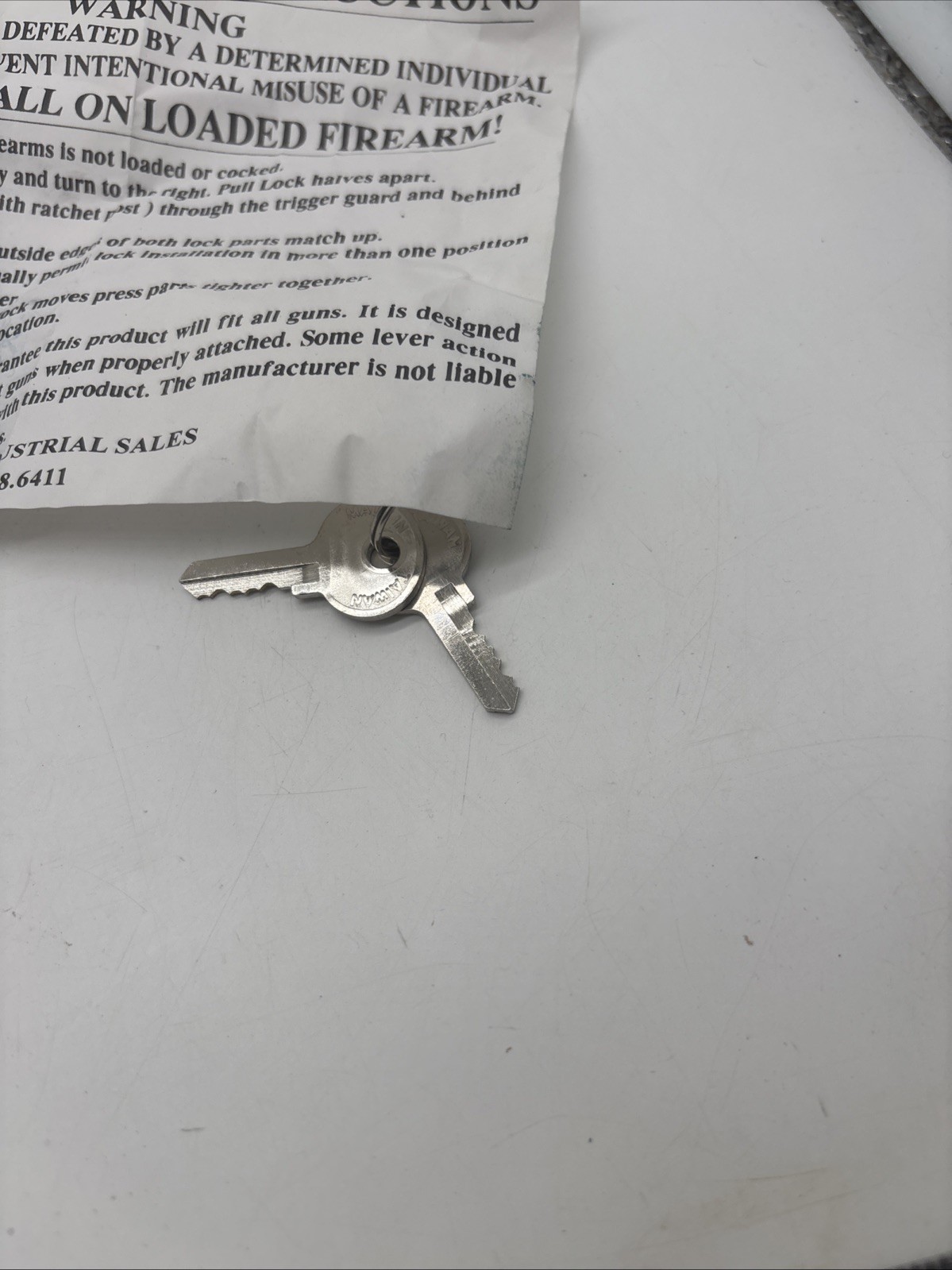 Regal Trigger Lock w/ 2 Keys Never Used
