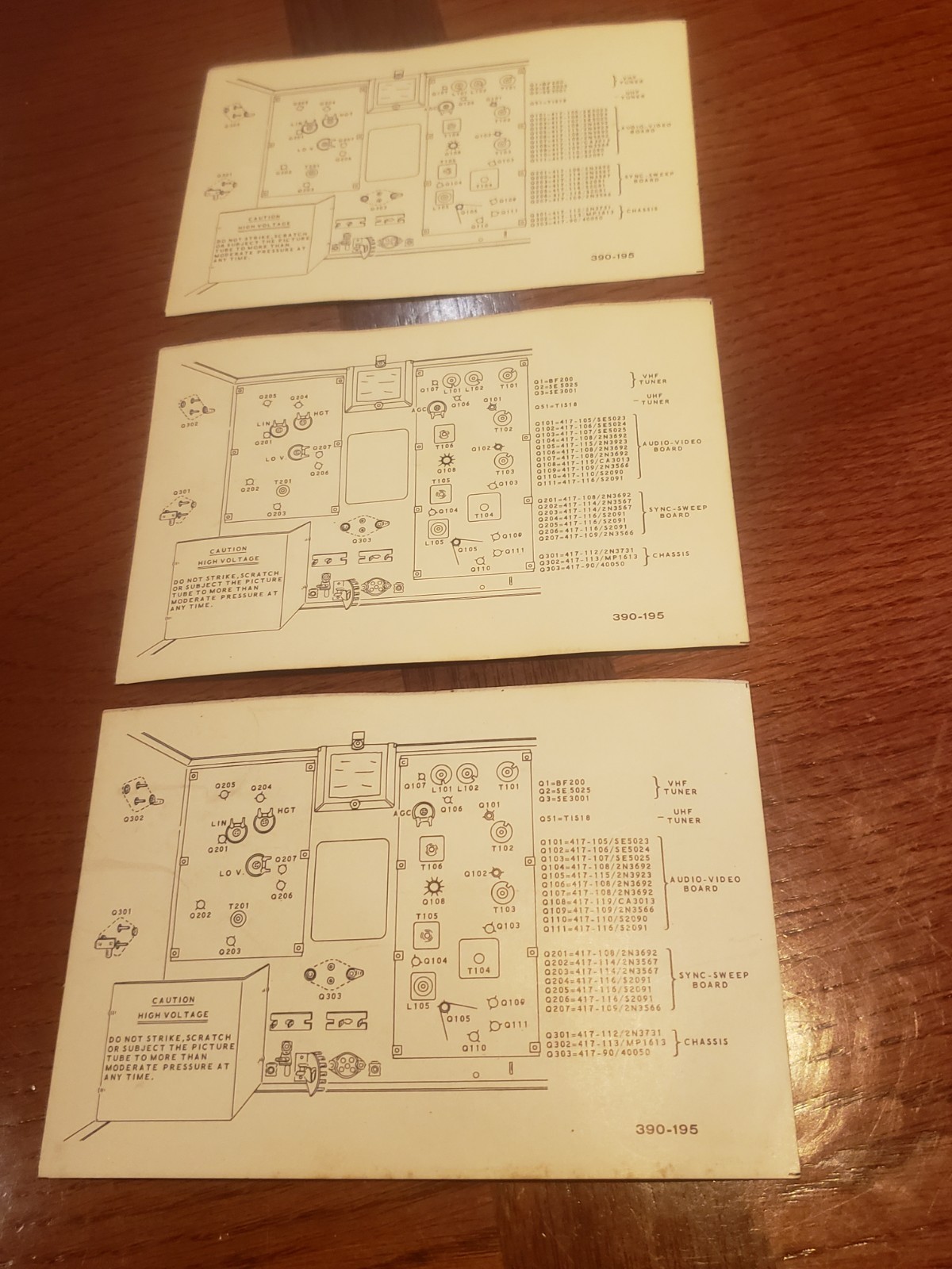 Three New Unknown Heathkit Labels #390-195 NOS