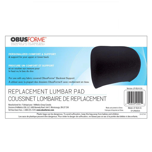 Lumbar Pad Replacement Only for Wideback Lowback
