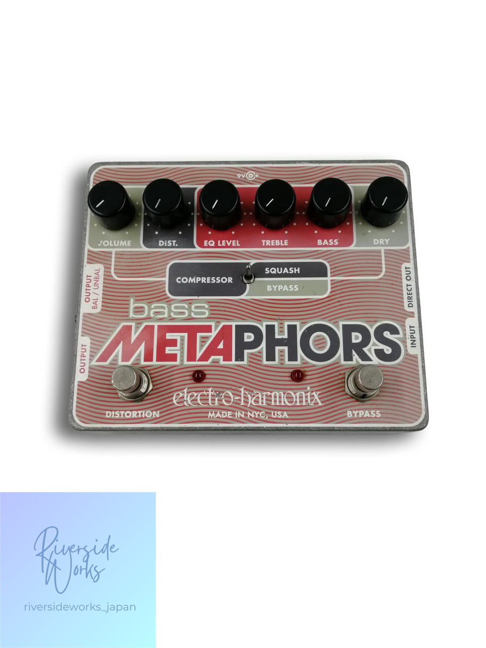 ELECTRO HARMONIX BASS MERAPHORS Bass Effect Pedal JP