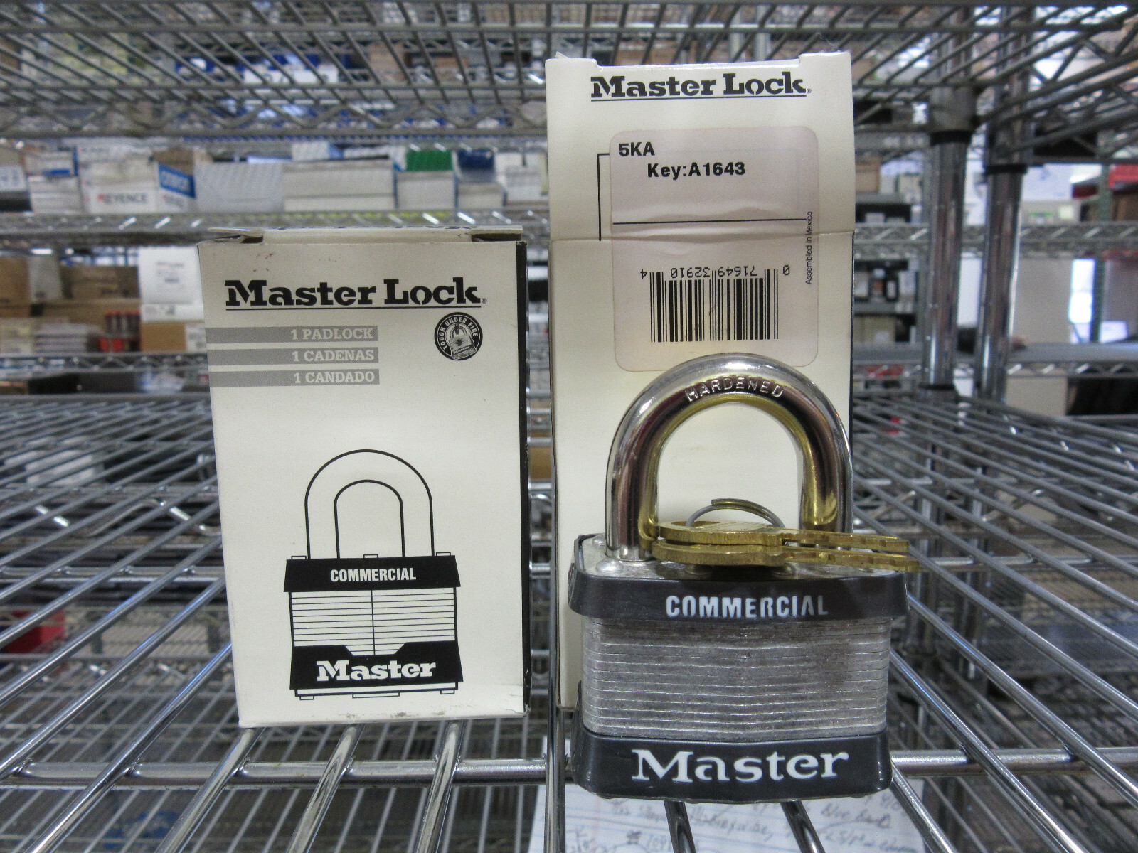 (2) Master Lock 5KA Locks Keyed Alike Each Lock has 2 Keys NEW! in Factory Box