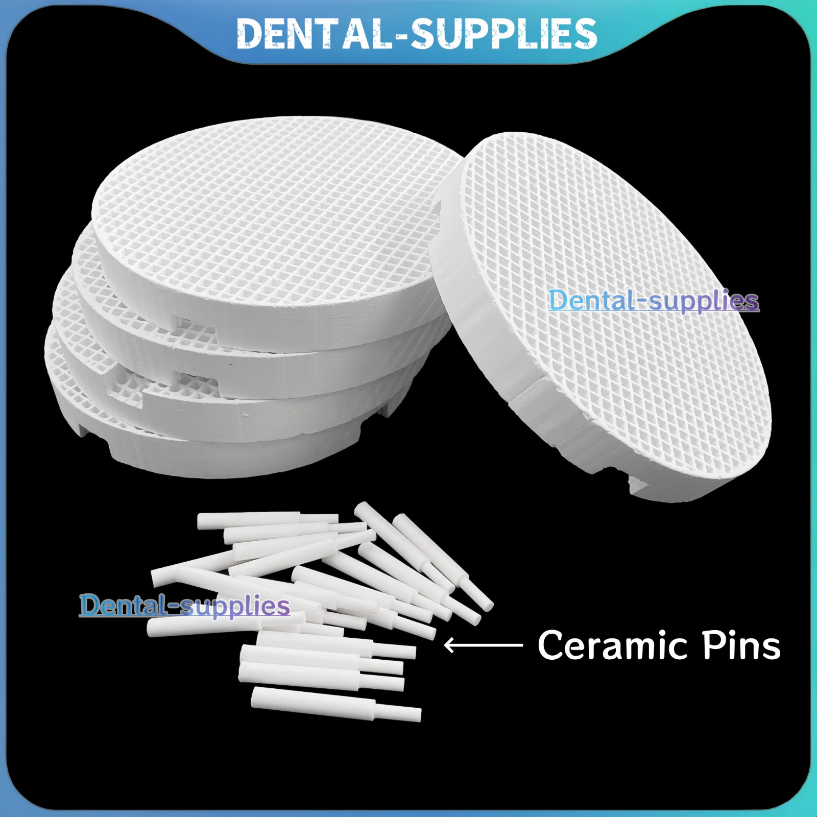 Dental Lab Honeycomb Firing Trays and Zirconia Ceramic Pins Dental Supplies