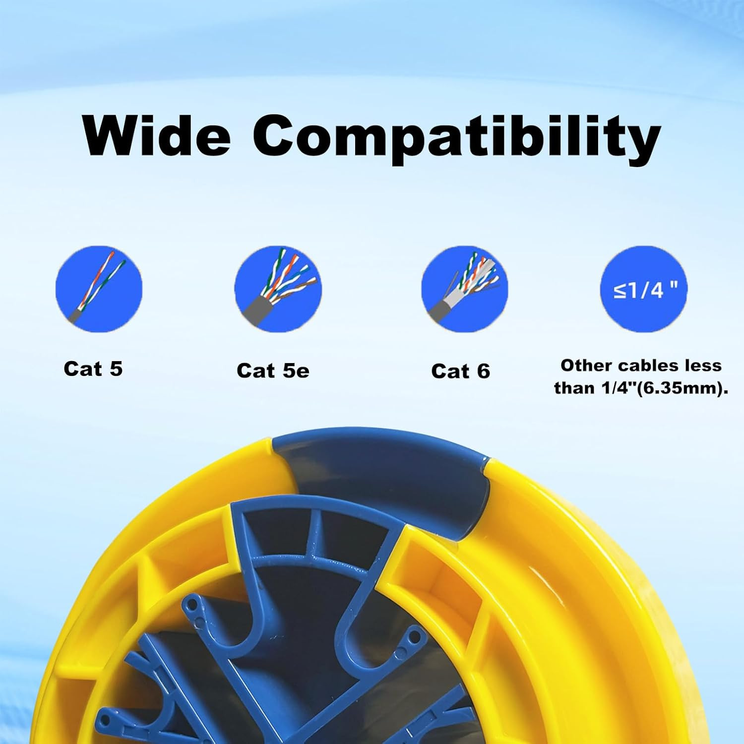Network Cable Management Tool, Wire Comb, Category 5/6 Universal Cabling Cable M