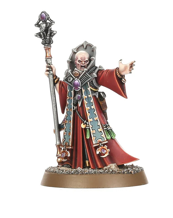 Warhammer 40k Genestealer Cult GENESTEALER MAGUS + (x2) FAMILIARS New on Sprue