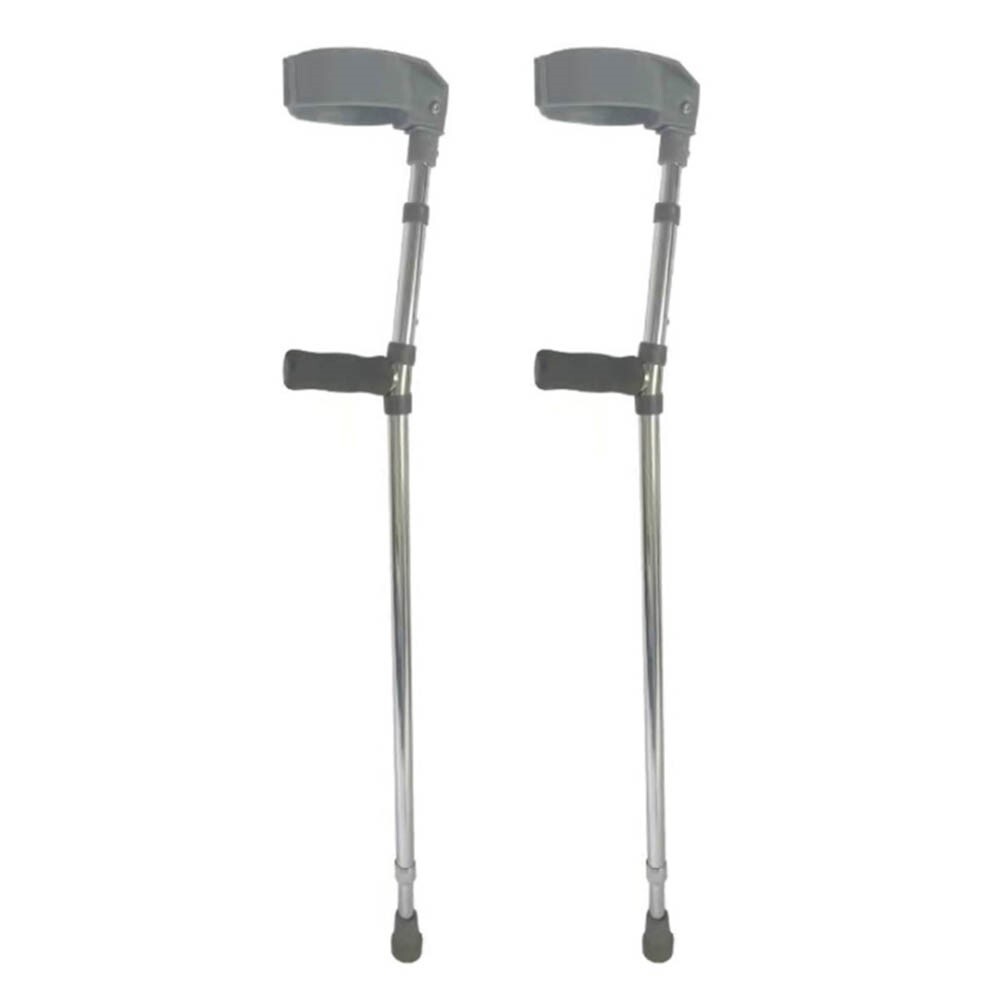 Forearm Crutches Pair Walking Lightweight Adjustable Comfortable Padded Handle