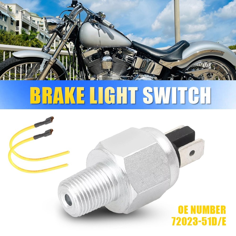 Hydraulic Brake Stop Light Switch Cable Fit Harley-Davidson Replacement Rear J