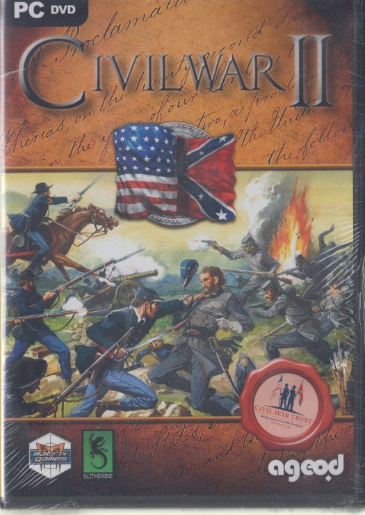 Civil War II CL PC DVD VIDEO GAME historical military strategy simulation SEALED