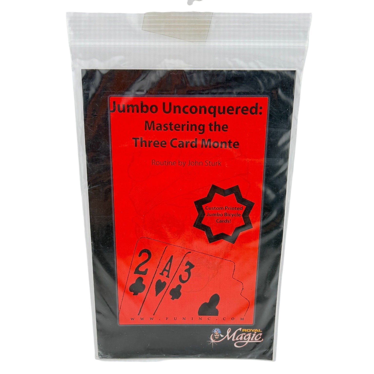 Royal Magic Jumbo Unconquered Mastering Three Card Monte John Sturk Trick