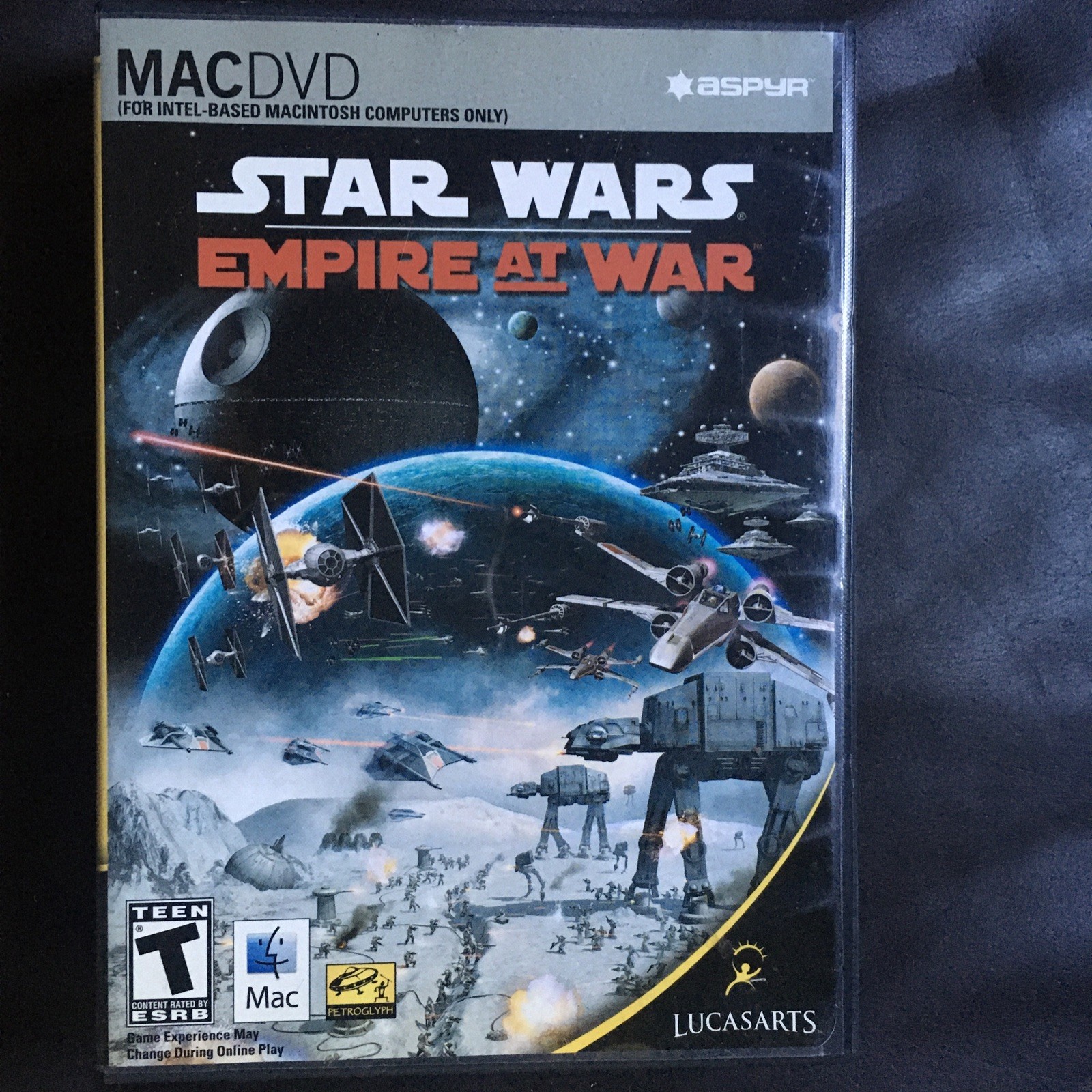 LucasArts Star Wars Empire at War Mac DVD Strategy Game English