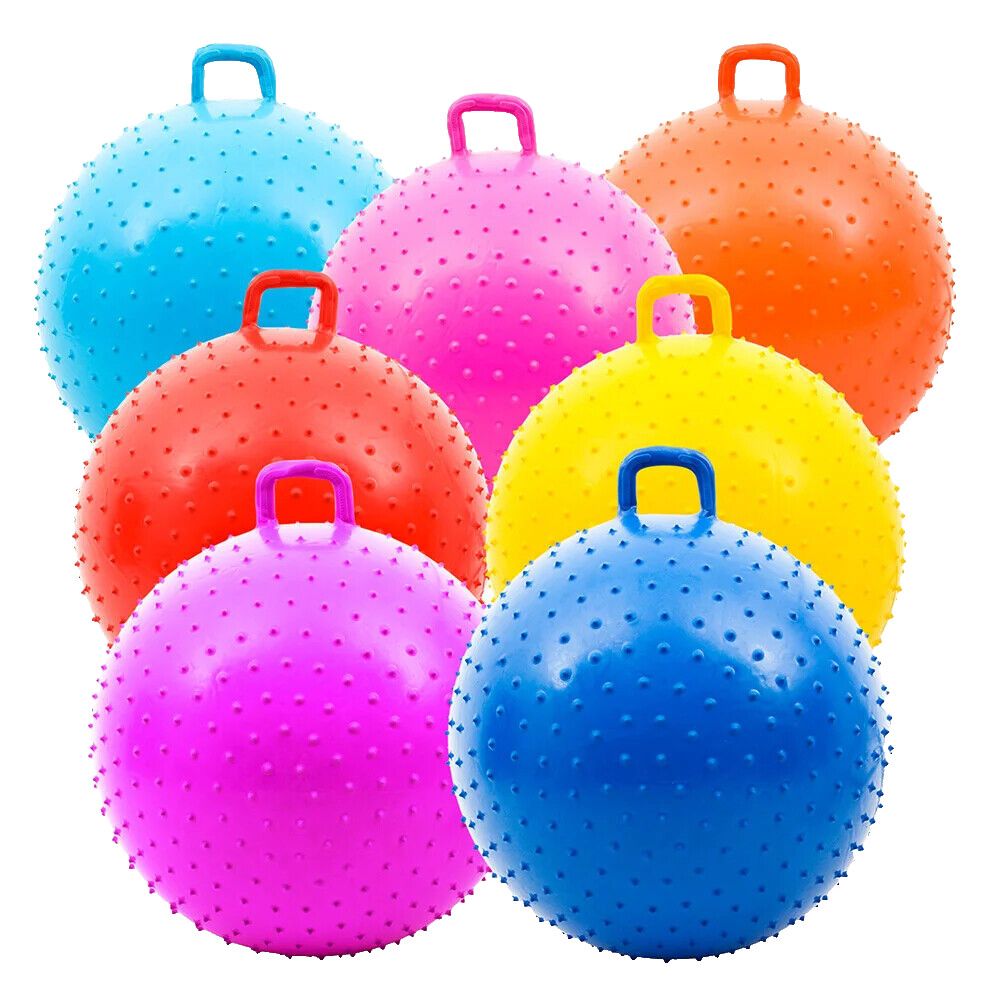 36" Giant Sensory OT Massage Ball HOPPER Spikey Balance HOP BALL Handle ADHD NEW