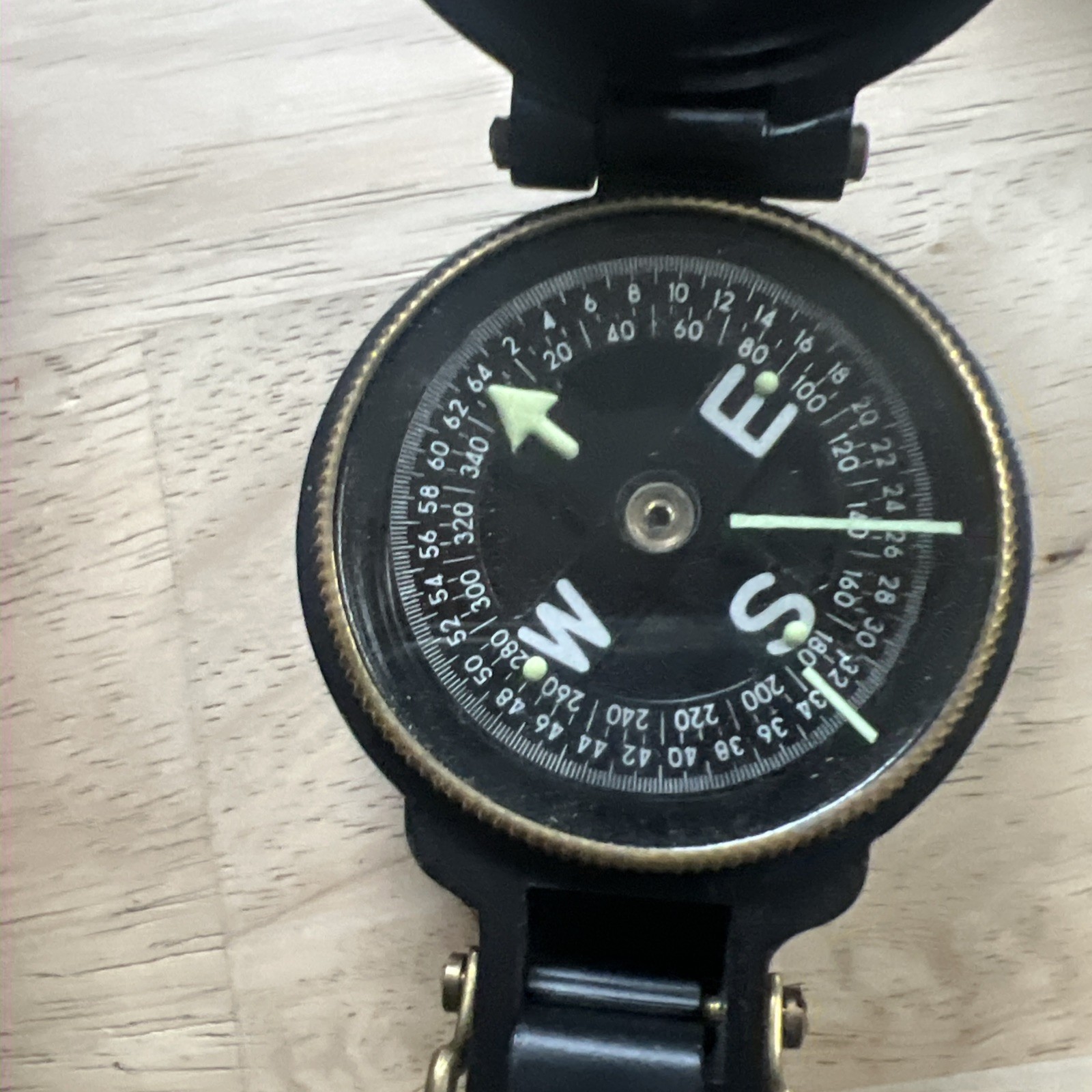 Vintage Engineer Lensatic Compass. Lot 219