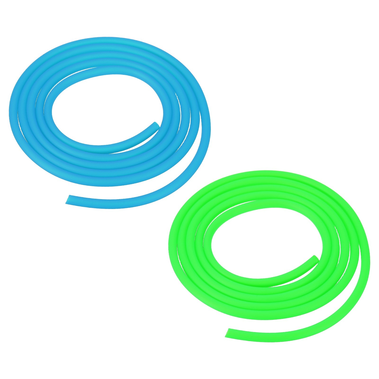 2Pcs 5/32"ID x 1/4"OD 4.9ft Aquarium Airline Tubing Blue/Green