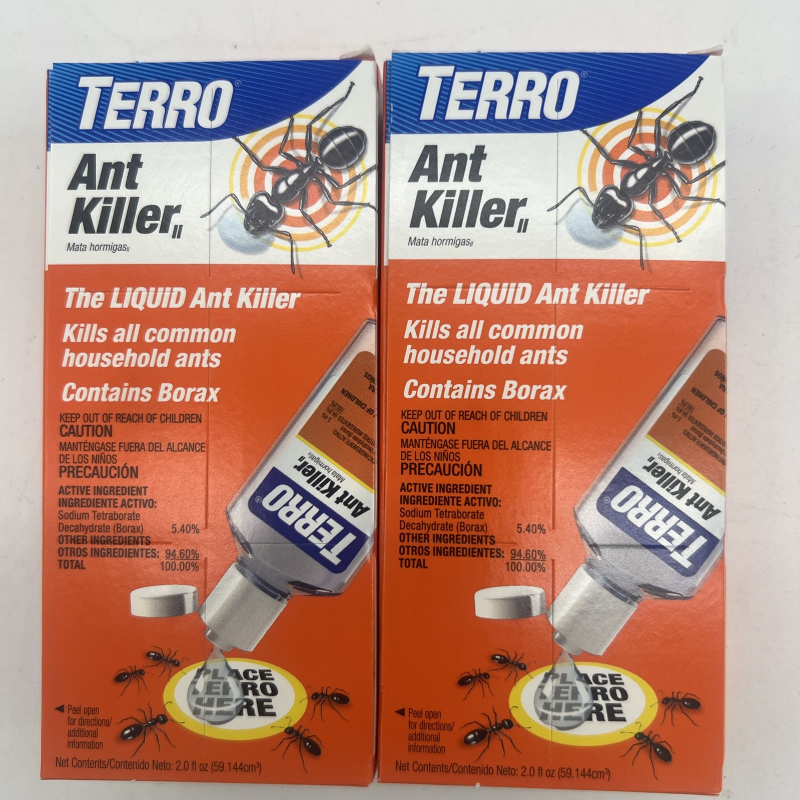 New Lot of 2 Terro Liquid Ant Killer Quick Response Kills Common Ants FreeS&H