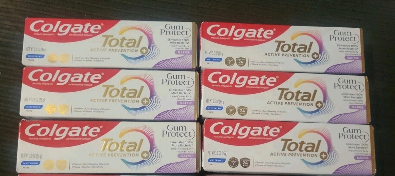 6x 12/26, COLGATE Total Gum Protect Whitening 3oz