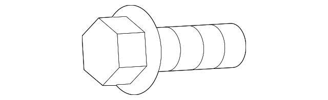 Genuine BMW Upper Shield Bolt 07-11-9-904-124