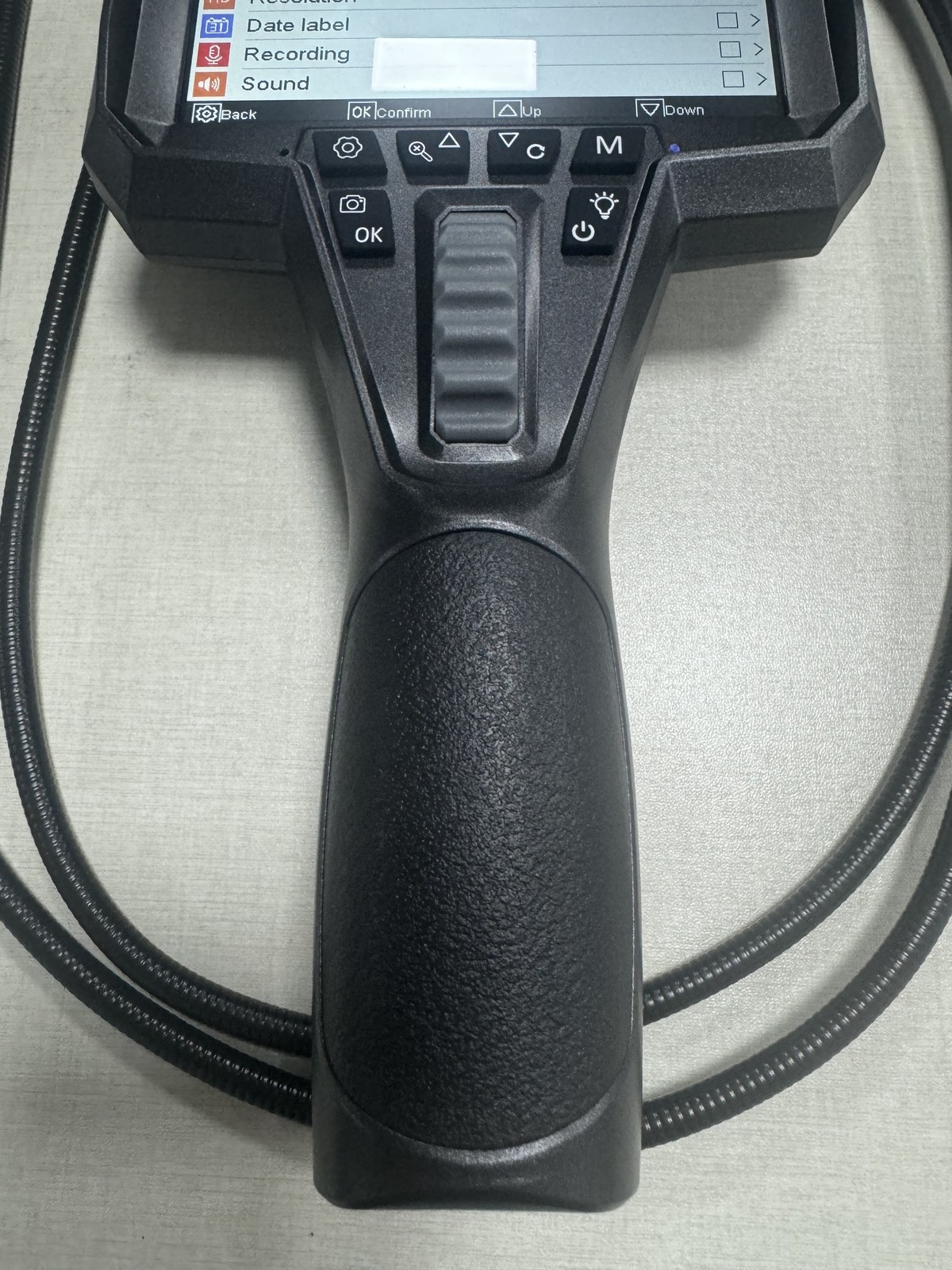 ANCEL AN302 With 7 LED Lights Dual Camera Endoscope Articulating Borescope