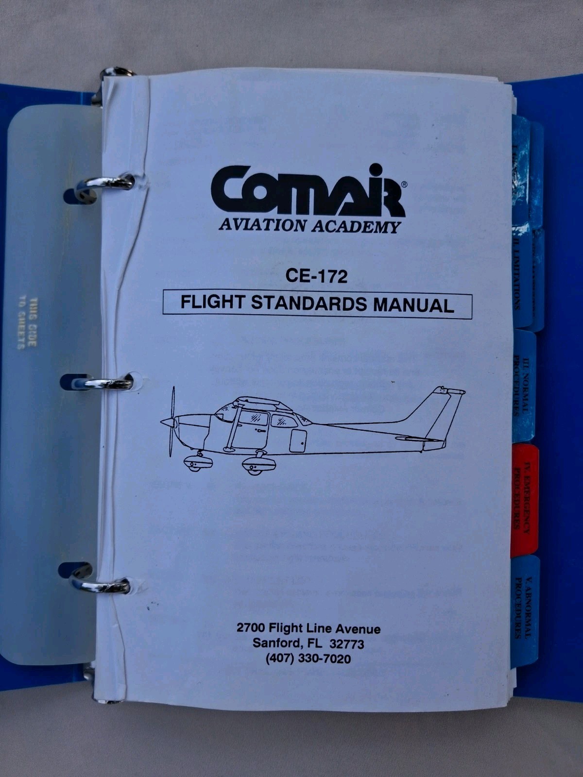 Comair CE-172 Flight Standards Manual