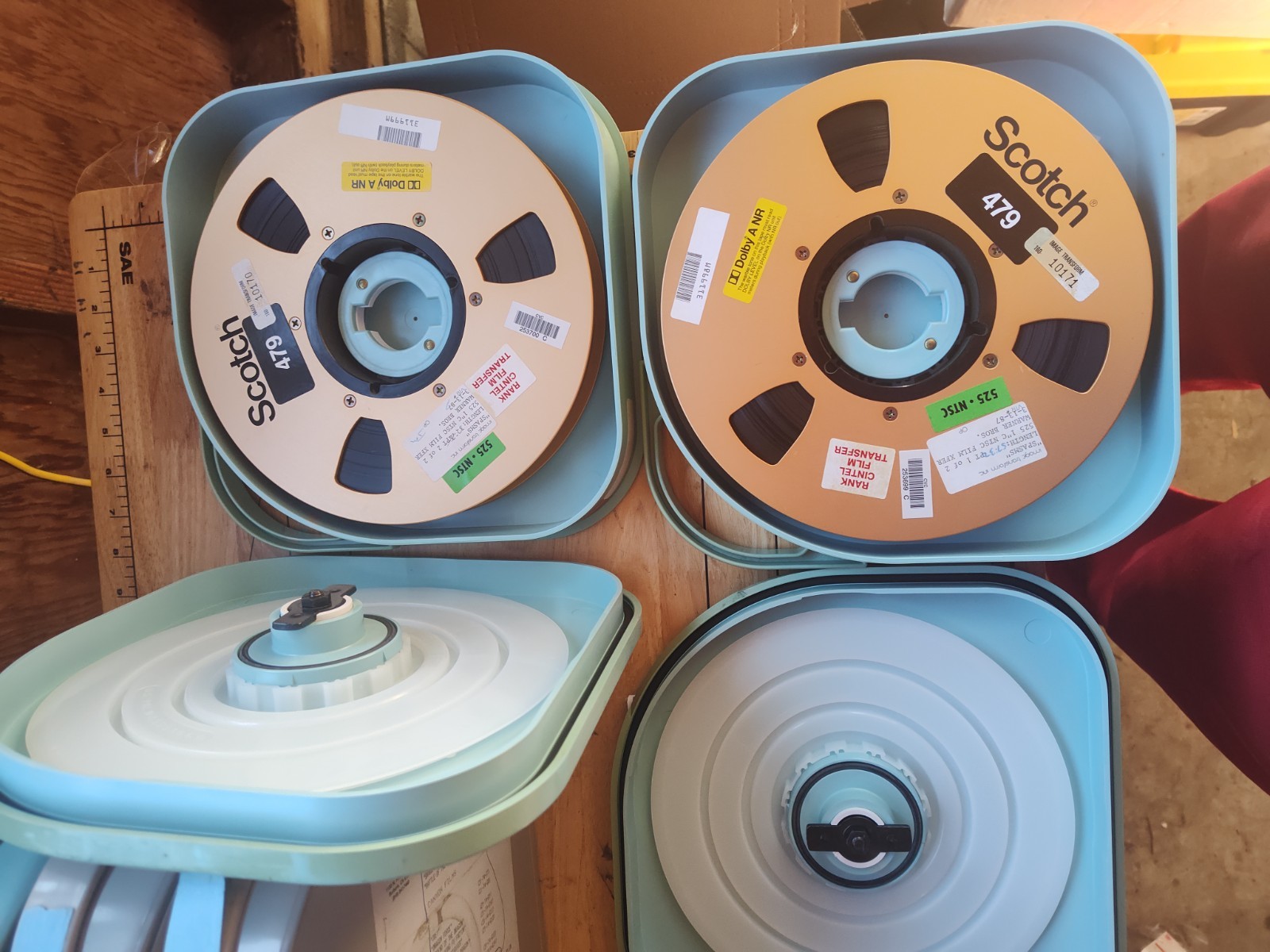 LOT OF 2 SCOTCH 479 REELS MOVIE RARE SPASMS