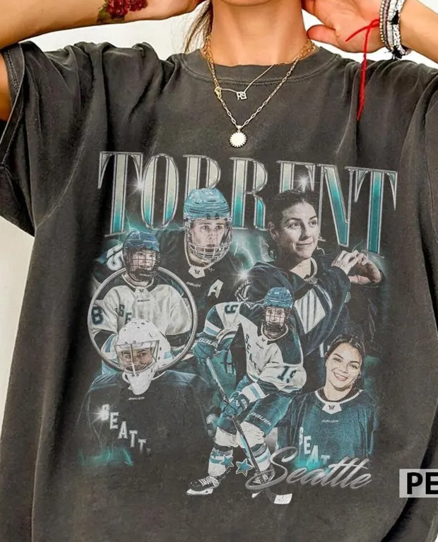 Seattle Sirens Ice Hockey Team Vintage charcoal color shirt VK11264