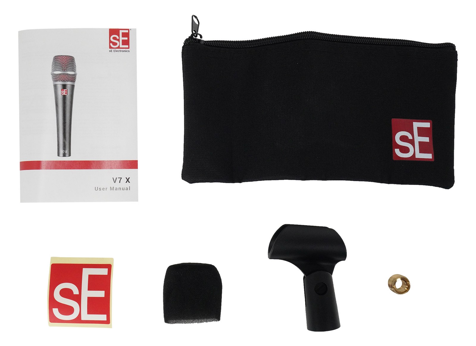 Se Electronics V7 X Dynamic Instrument Microphone Studio/Stage Mic+Windscreen