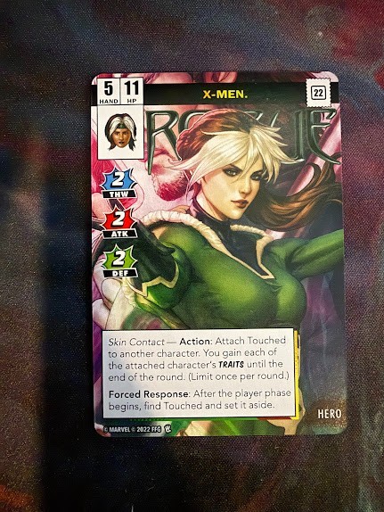 [Marvel Champions LCG] Rogue (Alternate Art) - Mutant Genesis Promo Card - NM