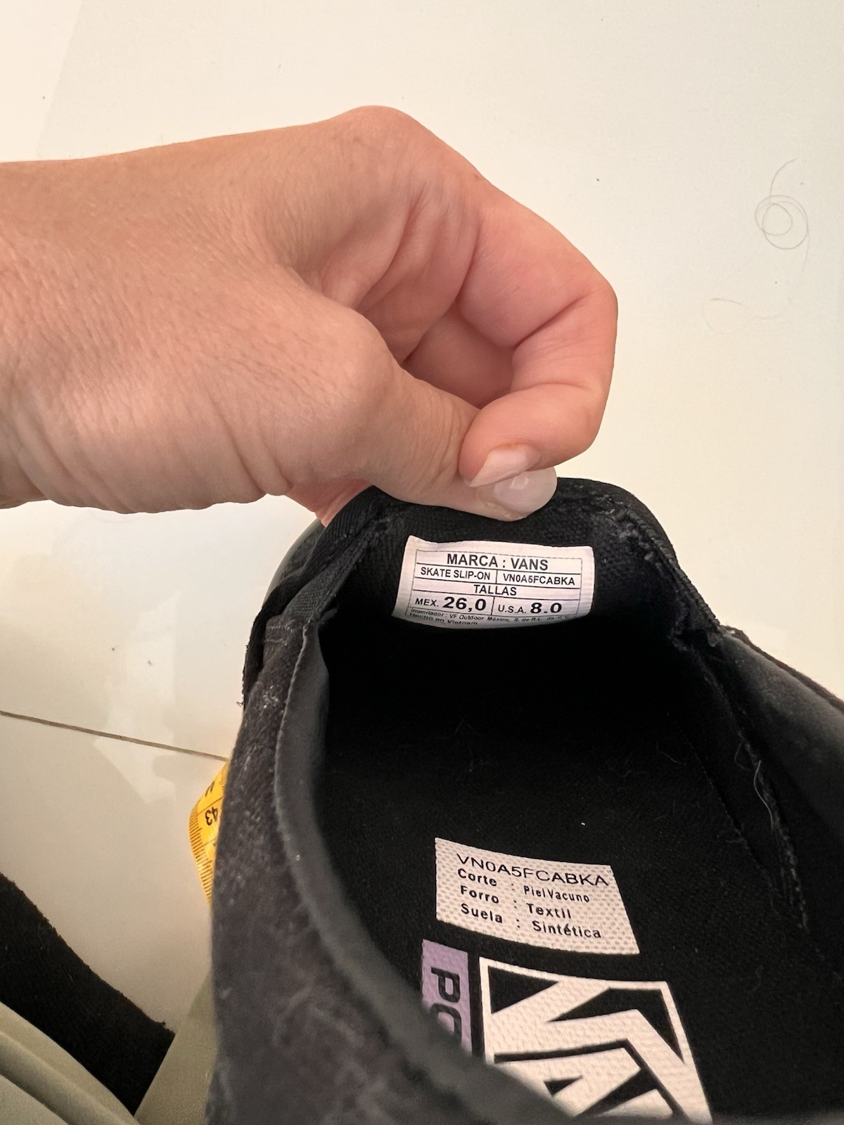 Vans Skate Slip-On PopCush Black Skateboarding Shoes Men's US 8 WORN ONCE