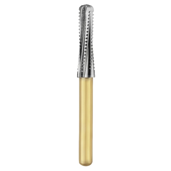 Great White Ultra FG #856.020 Round End Taper Carbide Bur, Package of 5 Burs