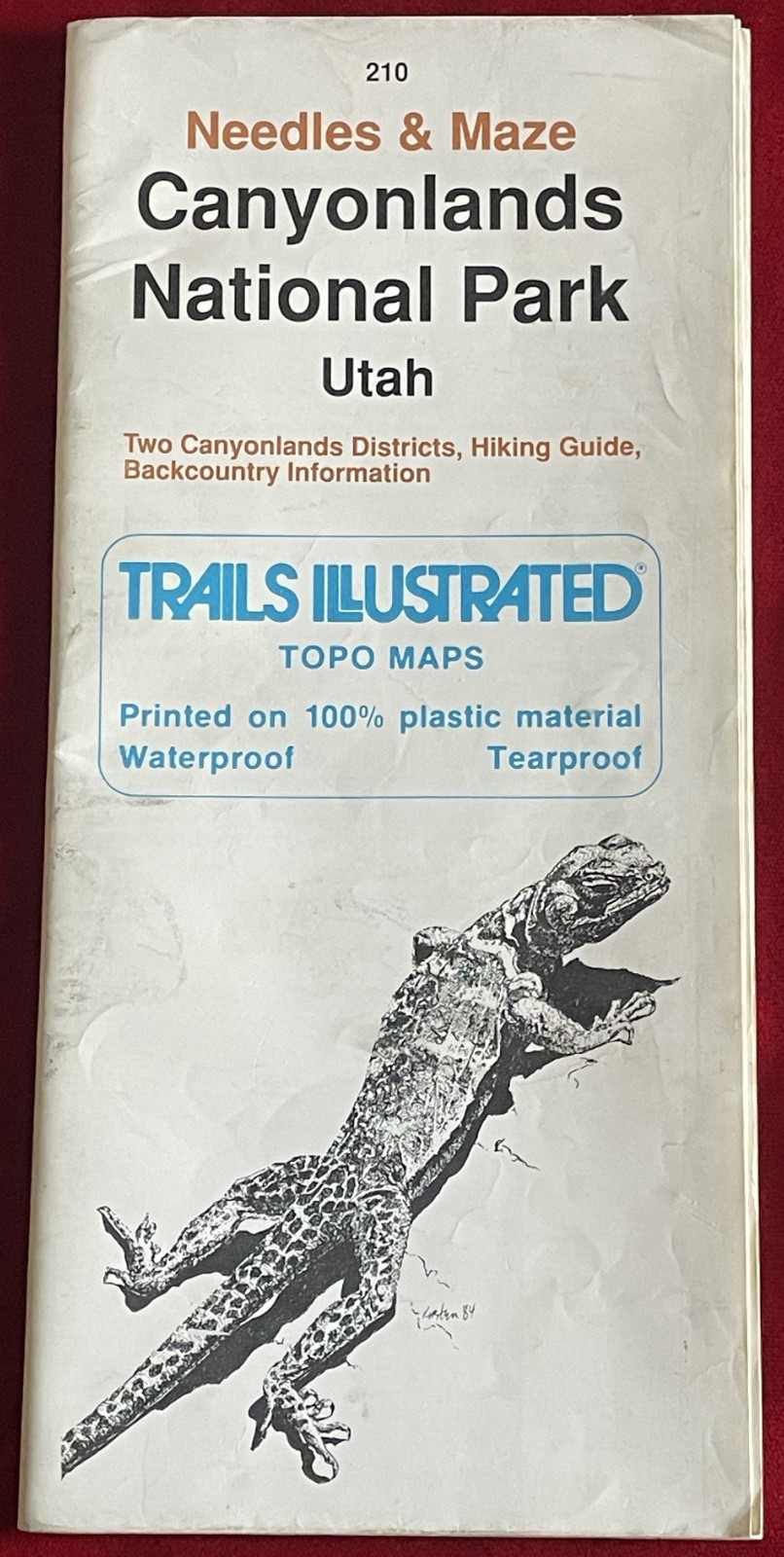 Canyonlands National Park Trails Illustrated Topo Map Water Proof/Tear Resistant