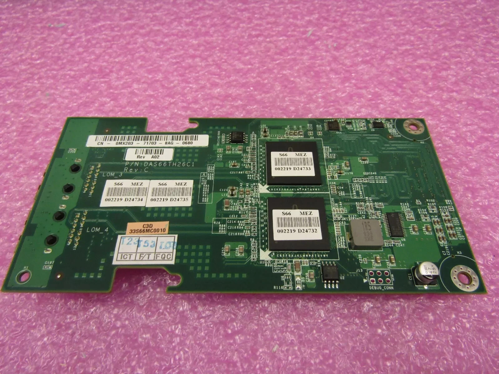 MX203	DELL DUAL PORT GBENET Mezz