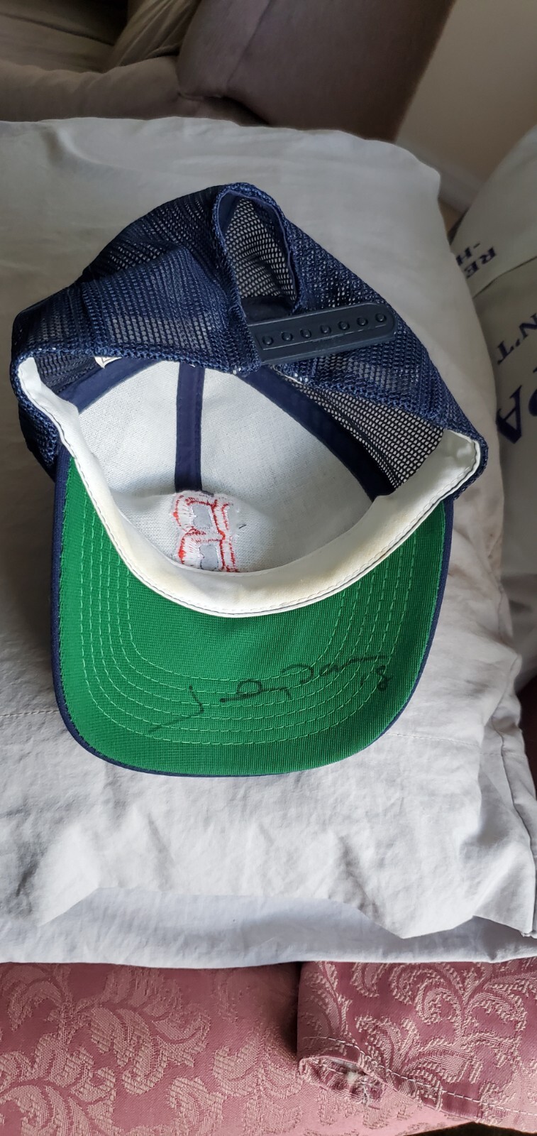 MLB Boston Red Sox Johnny Damon Autographed Cap