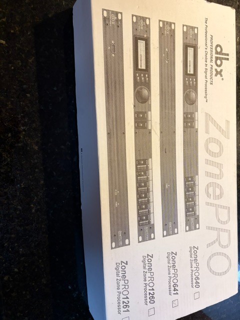 dbx ZonePRO 641 6x4 Digital Zone Processor - Silver - Flawless Condition