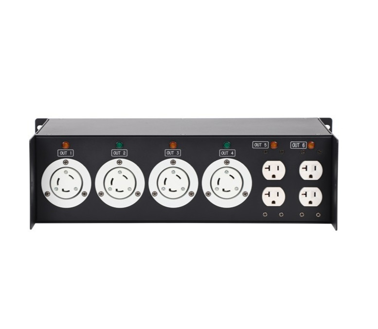 4chs L6-30 220V + 3chs Edison 110V Output Power Distribution Box L14-30 220V DDP