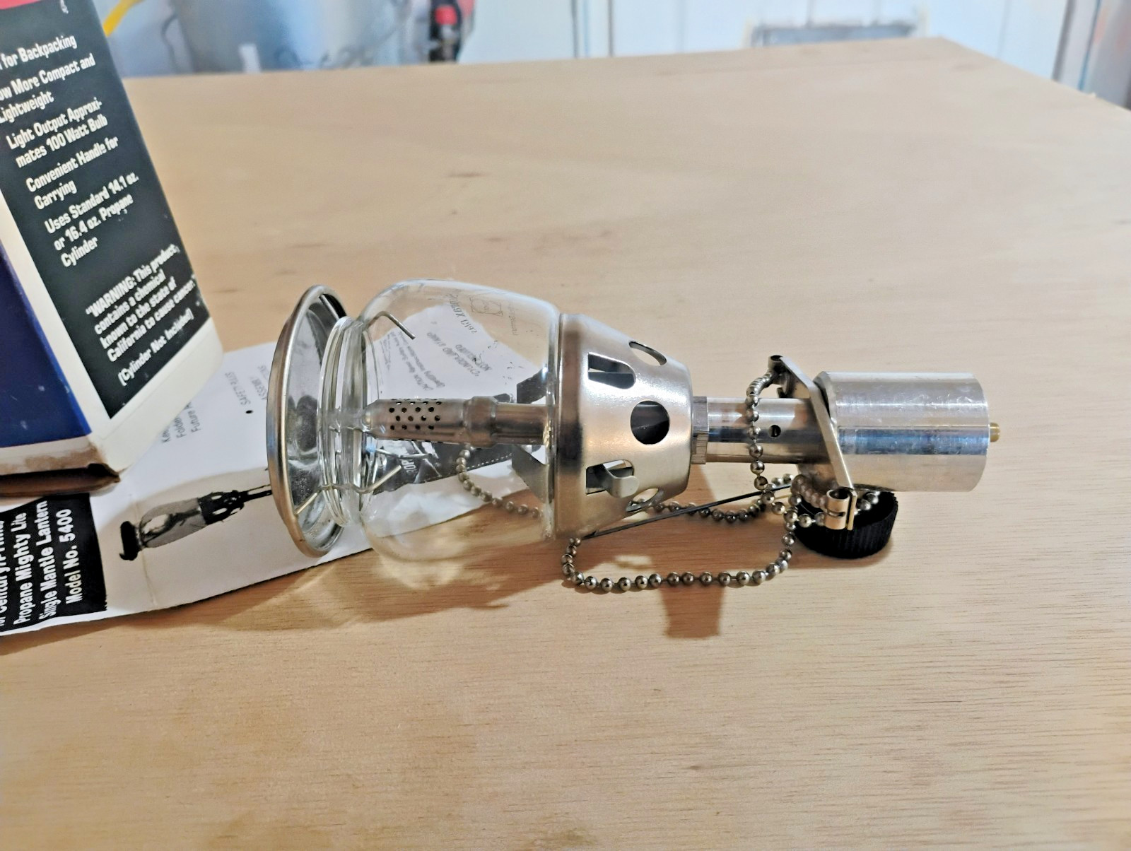 Century Primus Mighty-Lite Propane Lantern Model 5400 Camping Light