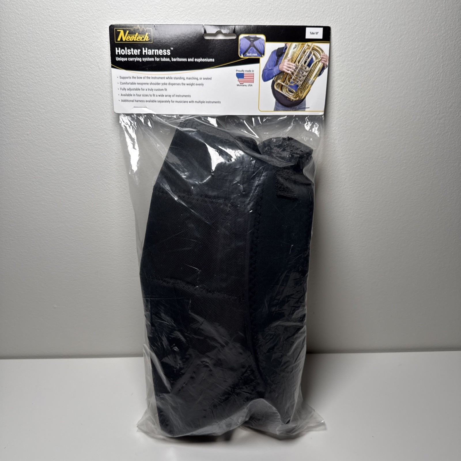 Neotech Holster Harness for Tuba Euphonium Baritone - 18" Black - Brand New