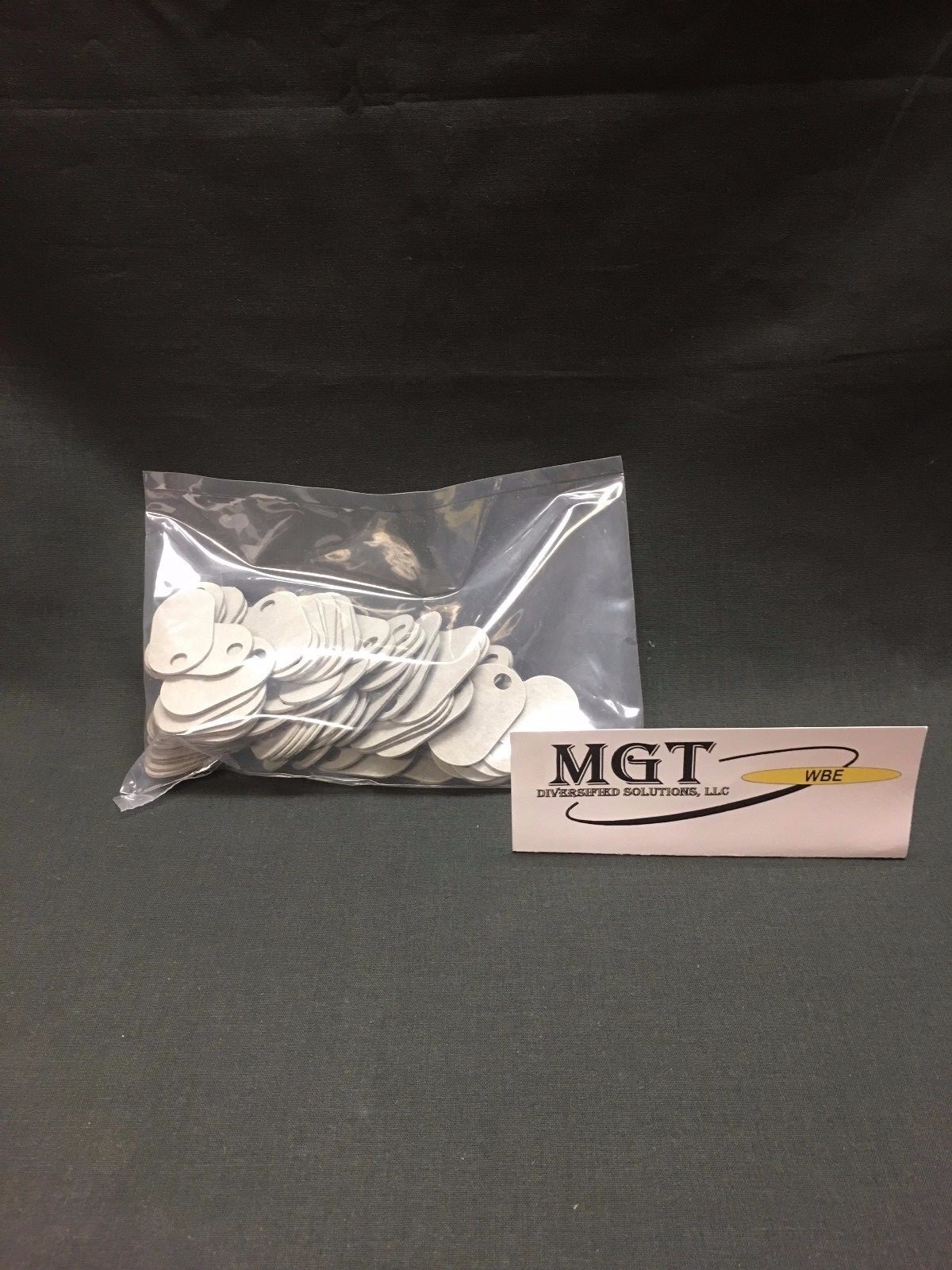LUCENT / 847755246 / 145P TAG / FIBER / 1.75" X 1" W/ HOLE / BAG OF 100
