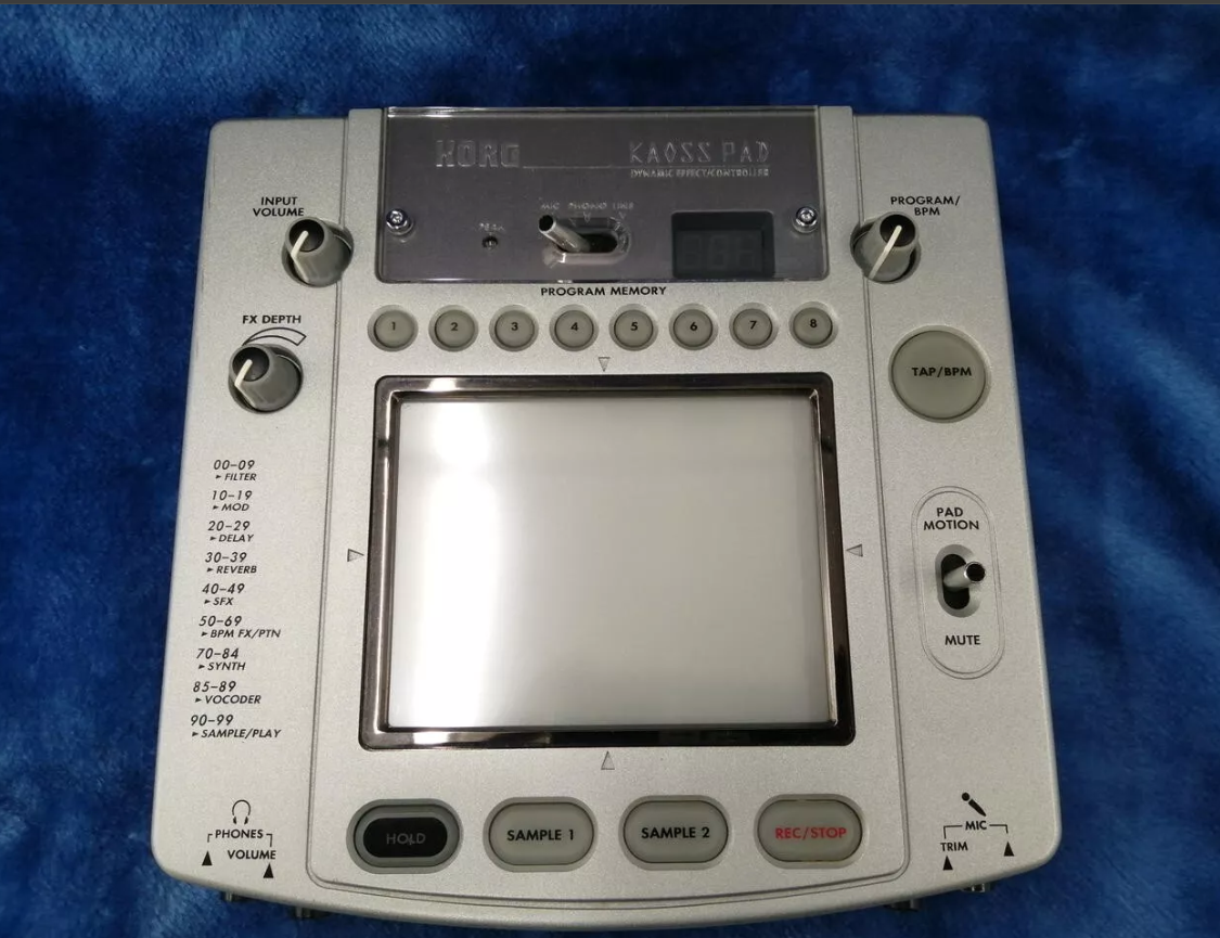 KORG KP2 Kaoss Pad Dynamic Effect Controller Used