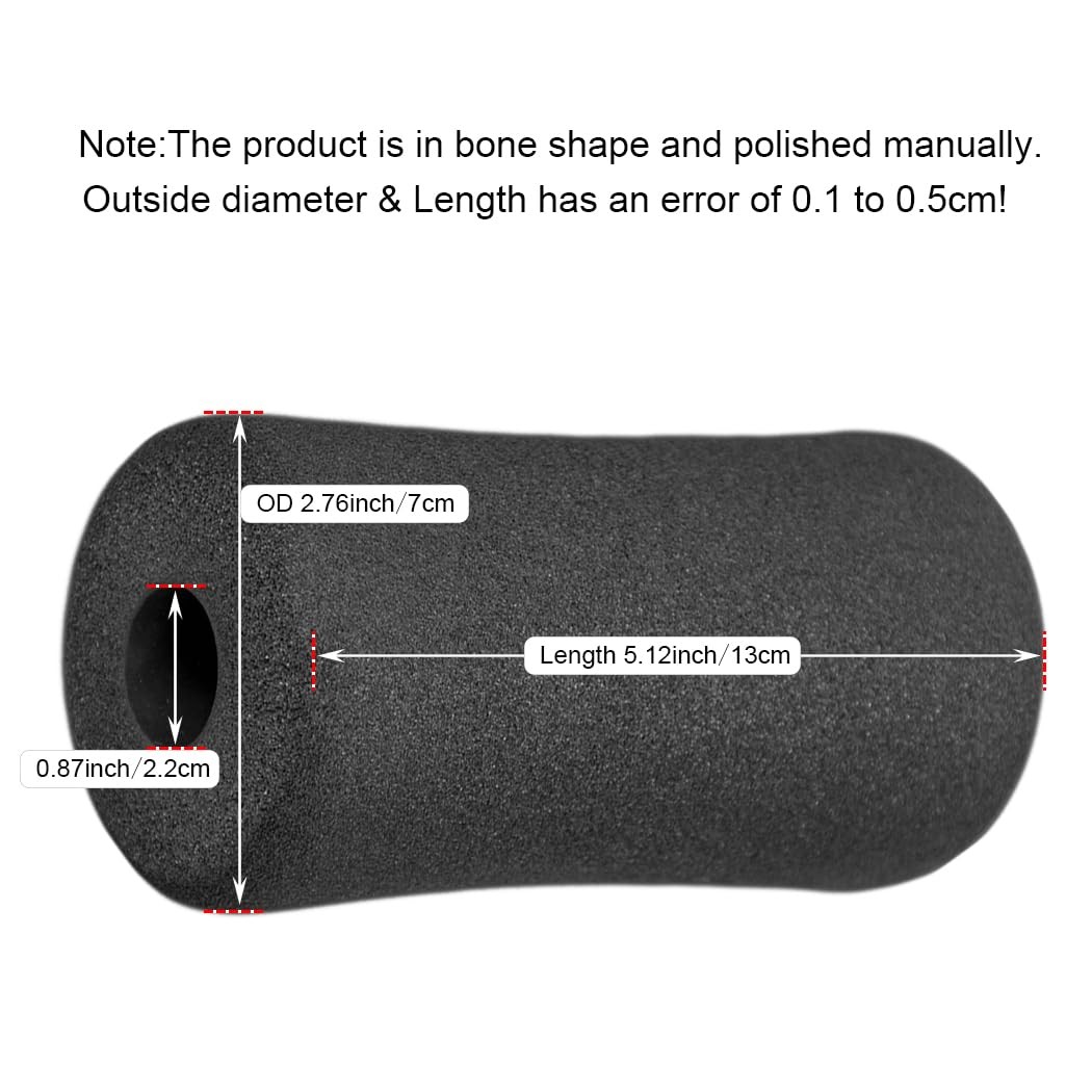 Sponge Foam Foot Pad Roller Pair, Used for Replacing Gym Exercise Equipment, ...