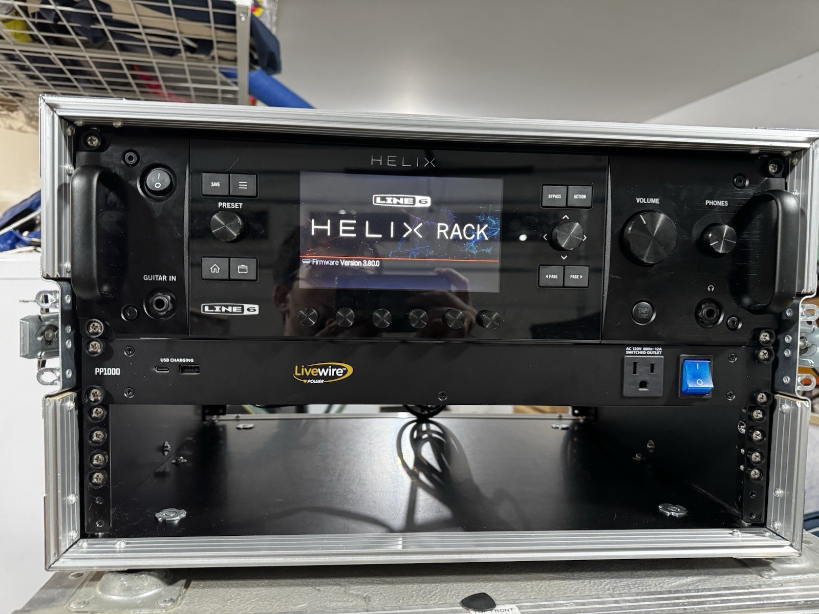 Line 6 Helix Rack Electric Guitar Modeler.