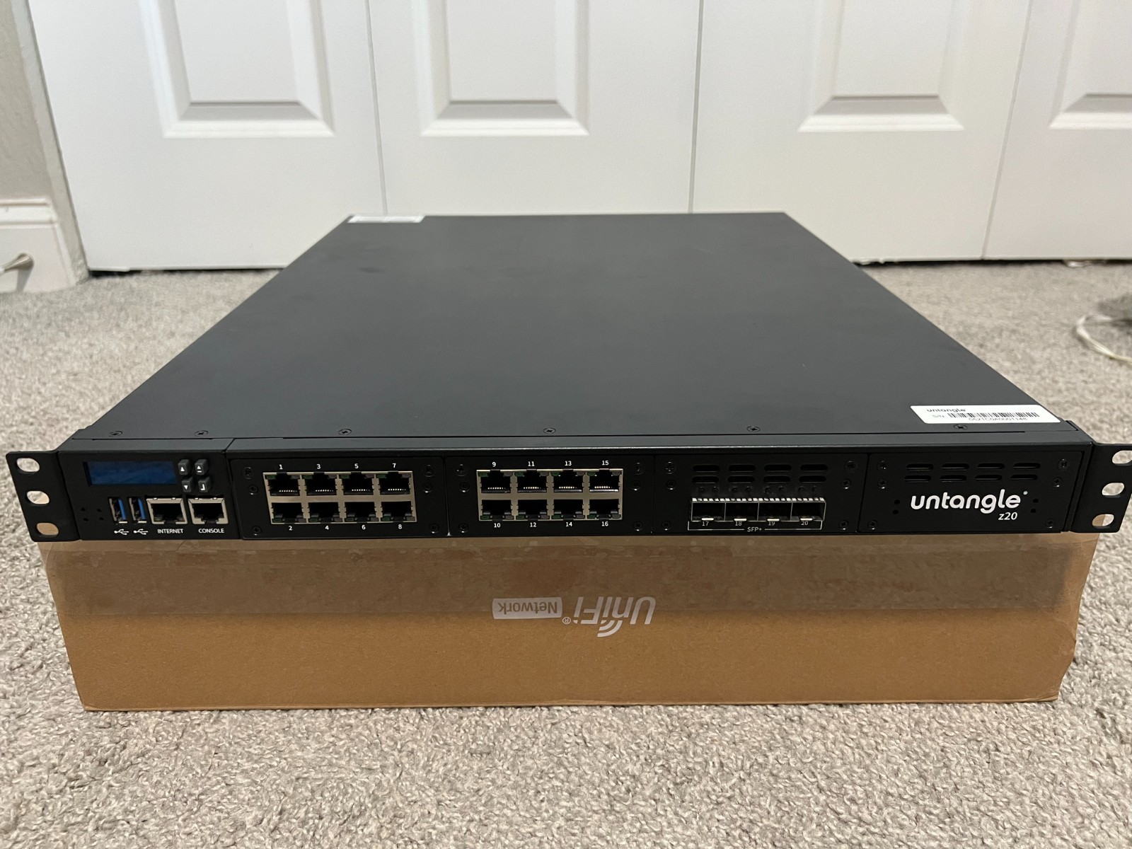 Untangle Z20 NG Firewall UT-Z20 | 32GB RAM | Xeon E-2176G | 512GB NVMe