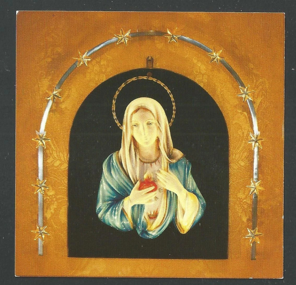 Holy card de la Virgin santino image pieuses estampa