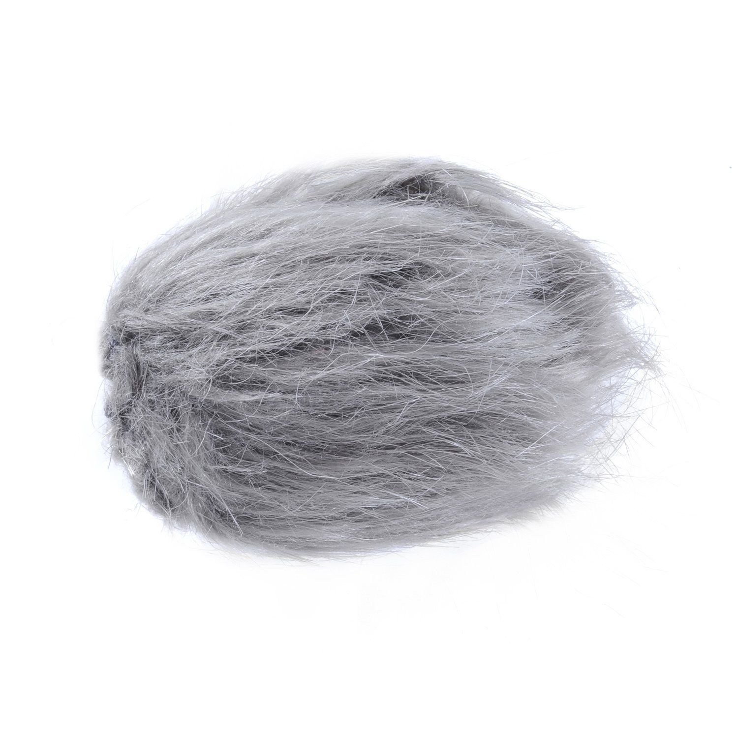 Movo WS1 Furry Microphone Windscreen for Zoom H1n Recorder - Light Gray