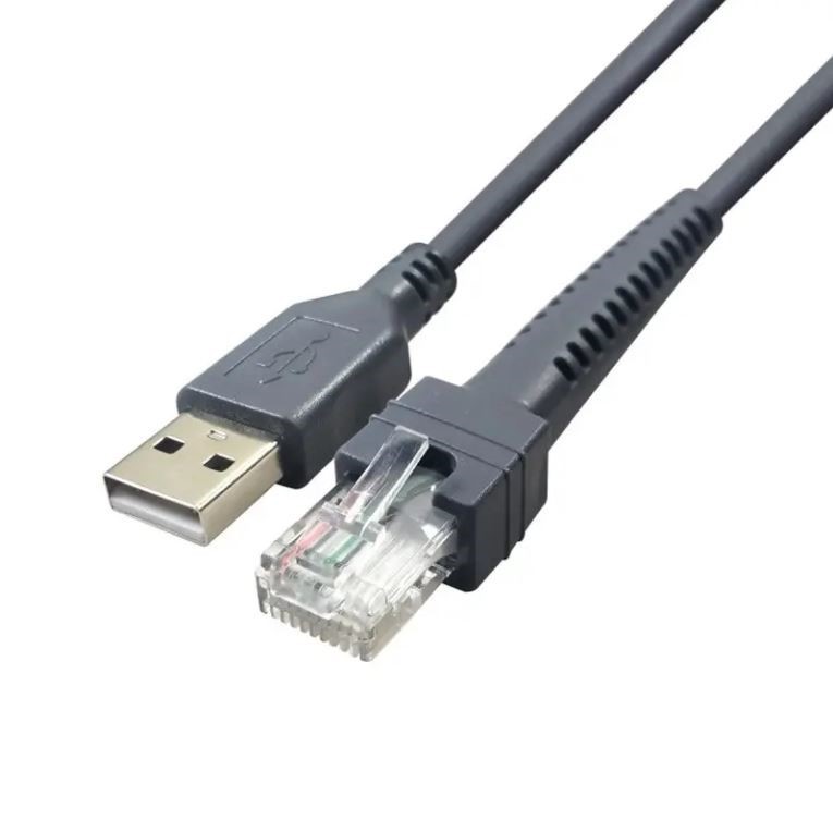 ZEBRA CBA-U01-S07ZAR BARCODE SCANNER 7FT USB CABLE FOR SYMBOL MOTOROLA - NEW