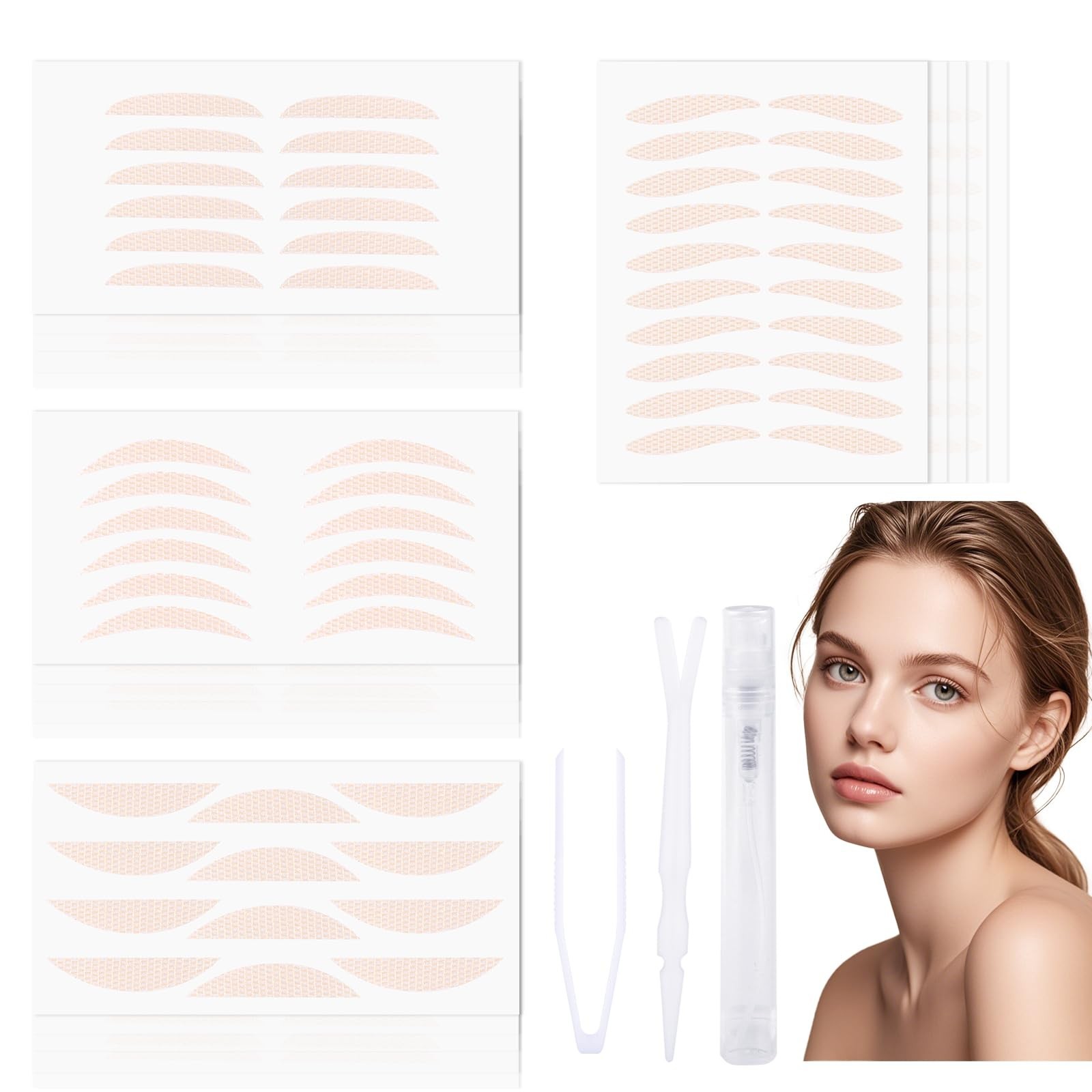 640-Pcs Eyelid Lifter Strips Tapes: Wendy, Invisible, Waterproof, Long-Lastin...