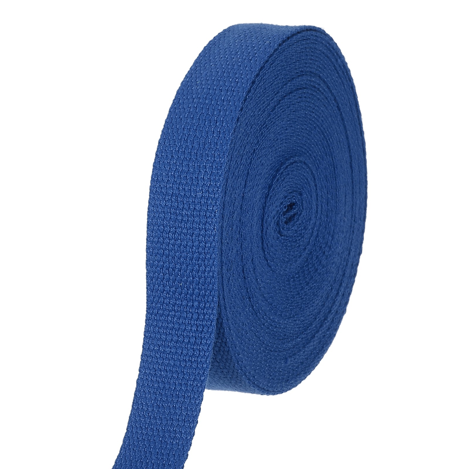 Cotton Webbing 1 Inch 11 Yard Polyester Cotton Webbing Strap, Blue