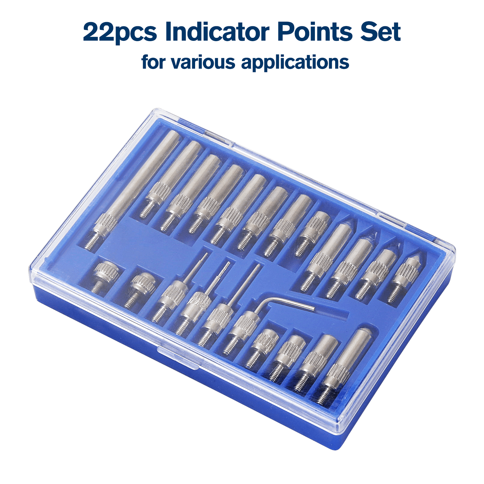 Dial Indicator with Magnetic Base 0.001"Precision Gauge Test Indicator Point Set