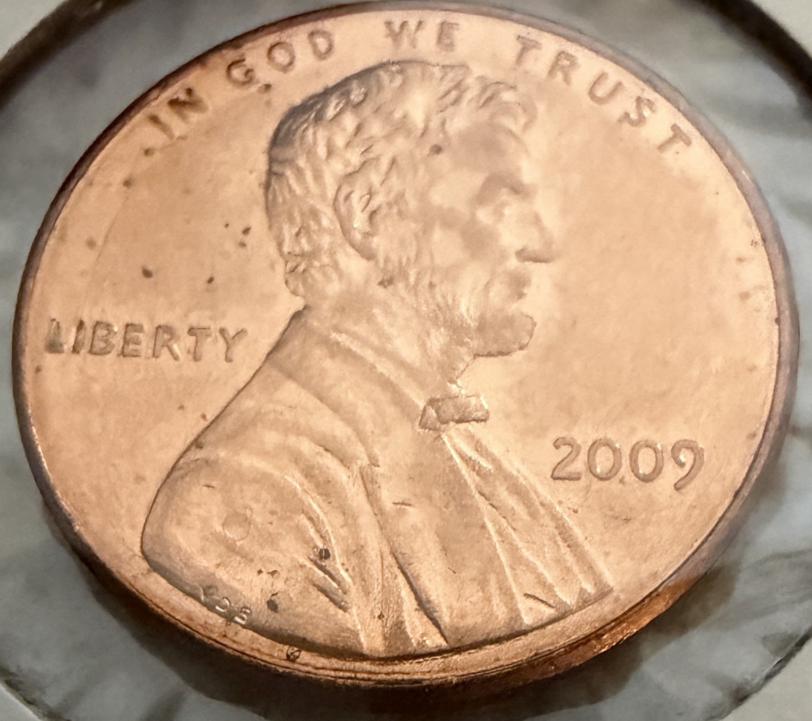 2009 P Formative Year Lincoln Penny Error (#2)
