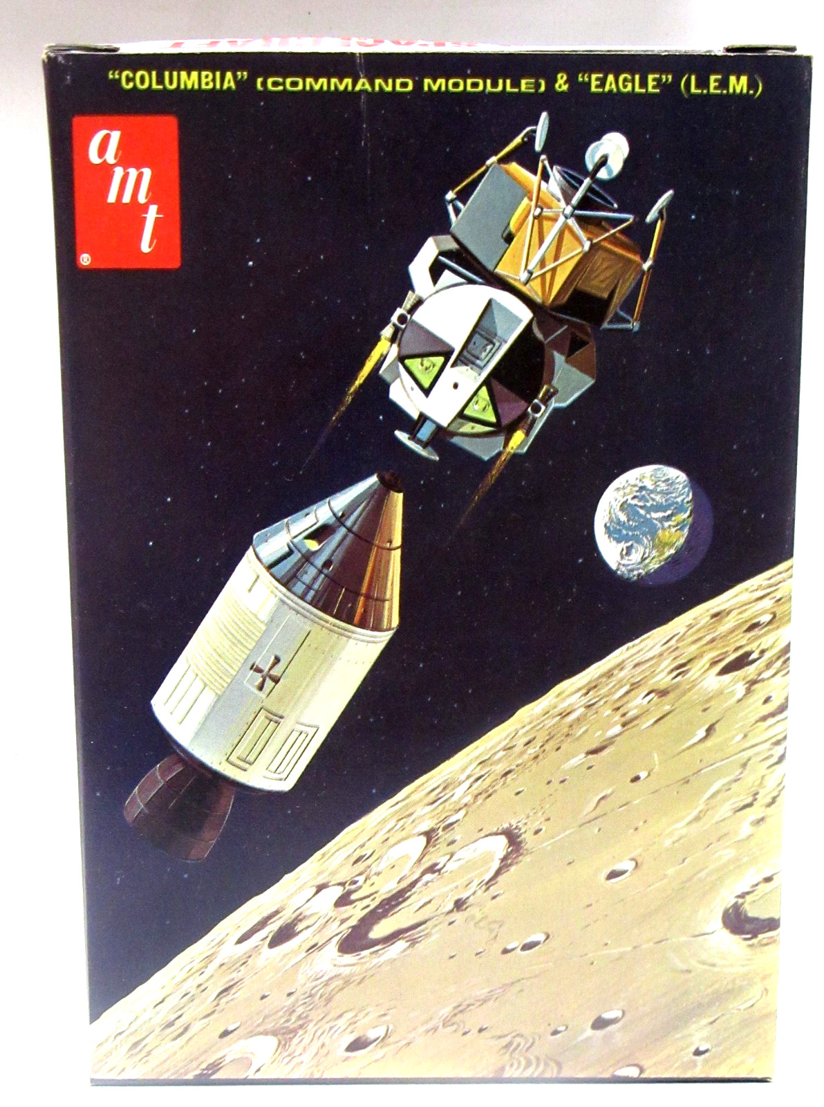 AMT S955 APOLLO SPACECRAFT Eagle L.E.M. & Columbia Command 1:200 model kit MIB