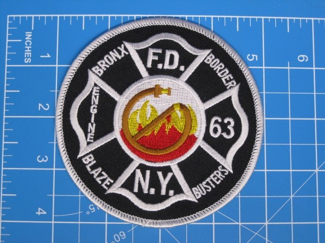 FDNY NYC Fire Department Engine 63 patch